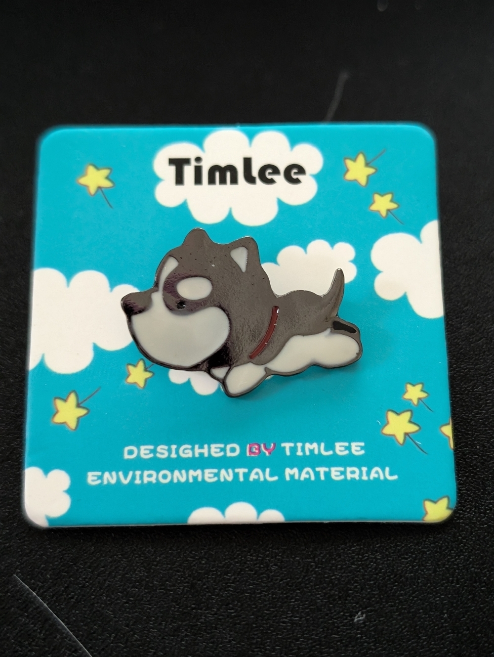 Cute Dog Enamel Pin 🐶